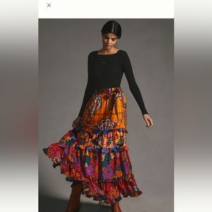 Farm Rio maxi/midi skirt
